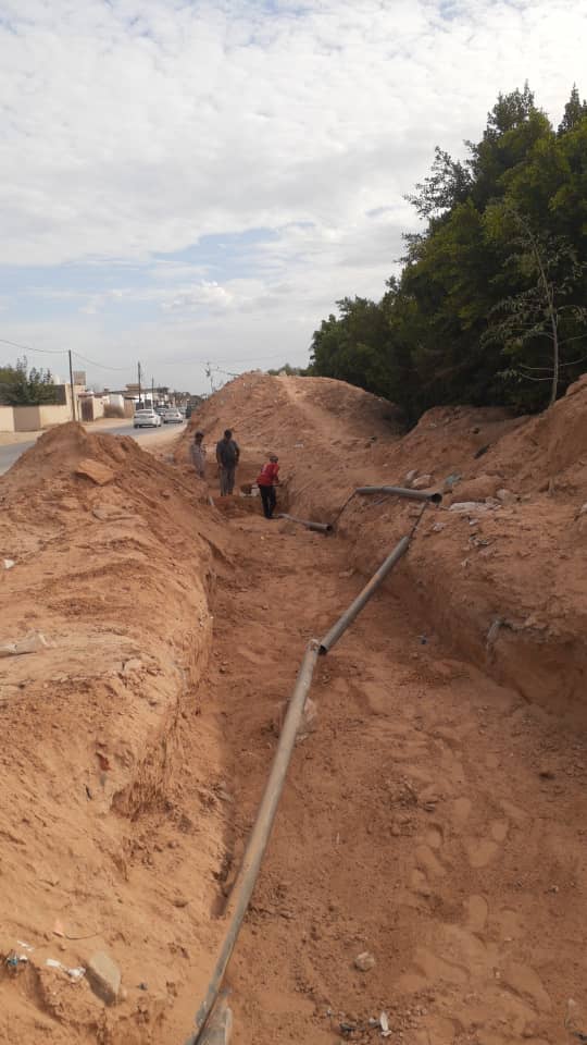 Stormwater rainwater drainage system layout